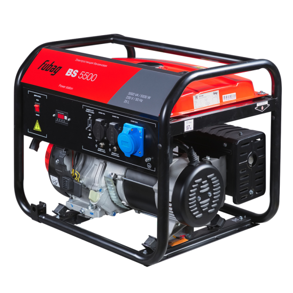 Бензиновый генератор Fubag BS 5500 4-х тактный фото