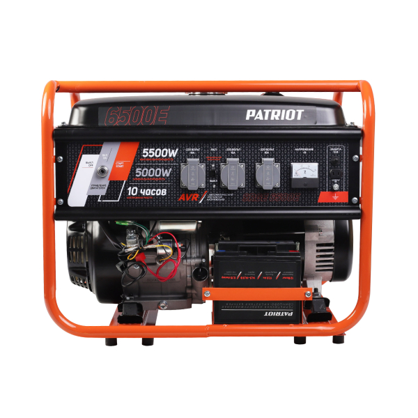 Бензиновый генератор PATRIOT SRGE 6500 E для гаража фото