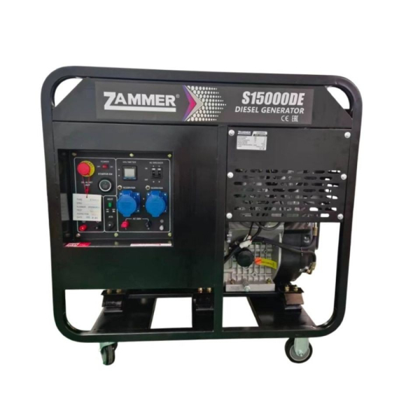 Дизельный генератор Zammer S15000DE S15000DE портативный фото