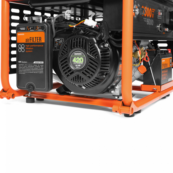 Бензиновый генератор DAEWOO GDA 7500 DFE для гаража фото