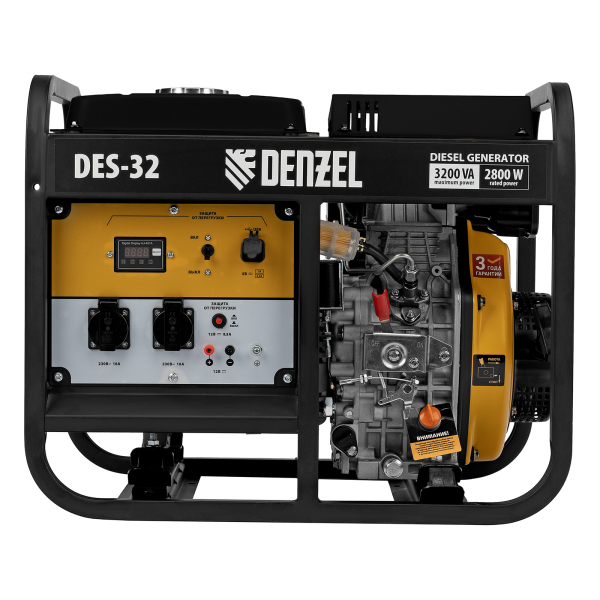 Дизельный генератор DENZEL DES-32 94411 портативный фото