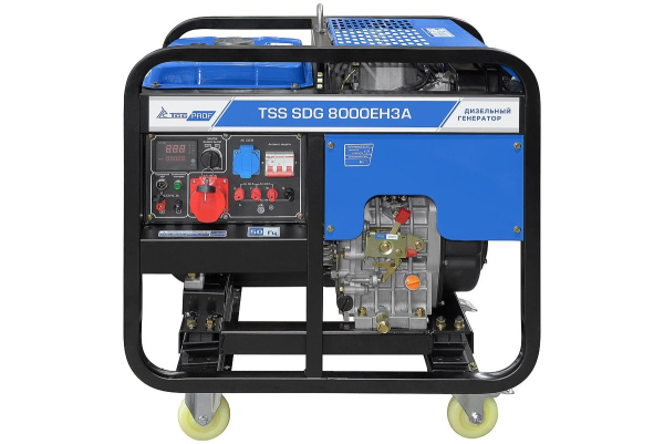 Дизельный генератор ТСС SDG 8000EH3A 100051 портативный фото