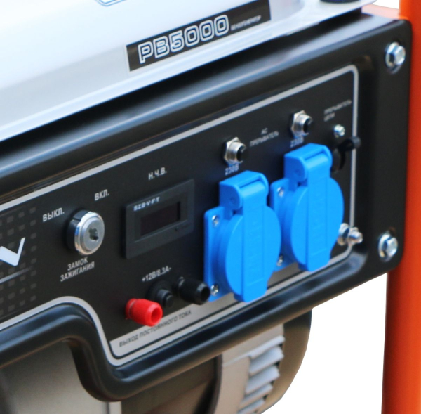 Бензиновый генератор Zongshen PB 5000 для гаража фото
