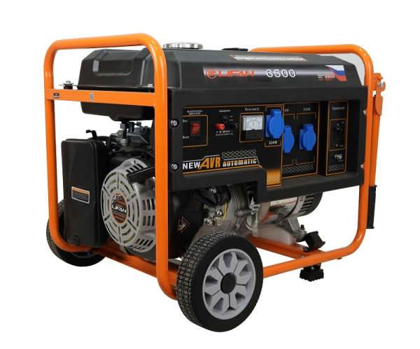 Бензиновый генератор Lifan 5 GF-3 (LF6500) синхронный фото