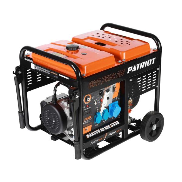 Дизельный генератор PATRIOT GRD 7500 AW 472702275 для гаража фото