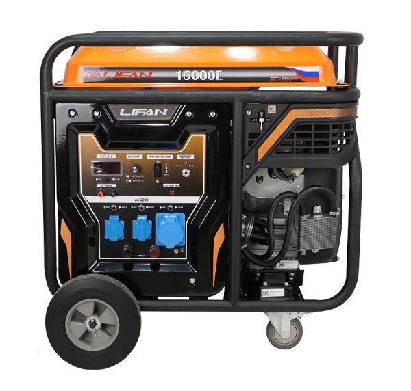 Бензиновый генератор Lifan 12 GF-4 (LF15000E) 4-х тактный фото