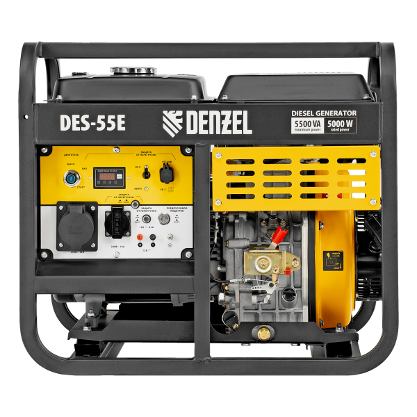 Дизельный генератор DENZEL DES-55E 94414 портативный фото