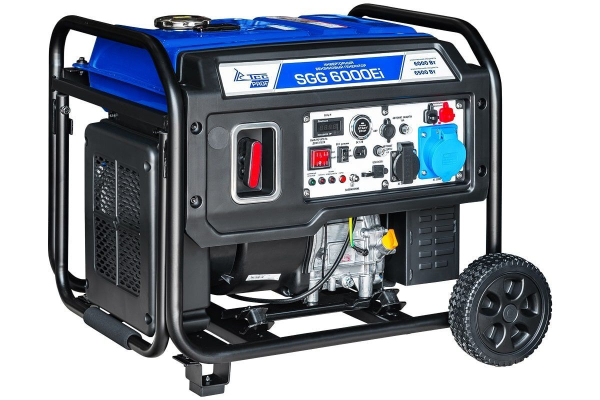 Бензиновый инверторный генератор ТСС SGG 6000Ei 4-х тактный фото