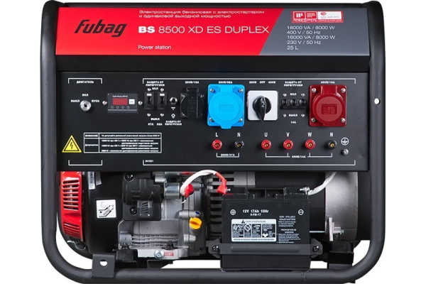 Бензиновый генератор Fubag BS 8500 XD ES DUPLEX 4-х тактный Бензиновый генератор Fubag BS 8500 XD ES DUPLEX 4-х тактный фото