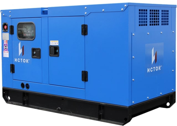 Дизельный генератор Исток АД16С-Т400-РПМ15 в кожухе с АВР  4-х тактный фото