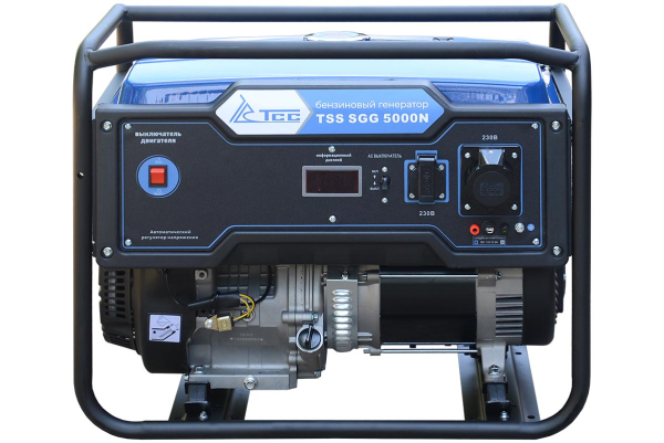 Бензиновый генератор ТСС SGG 5000N стационарный фото