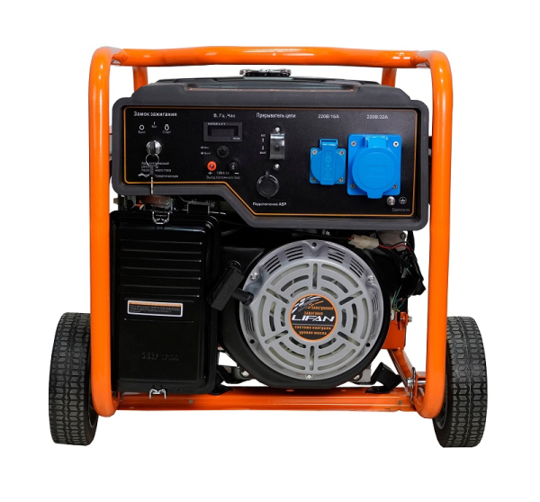 Бензиновый генератор Lifan 6 GF-5A (7000EA) синхронный фото