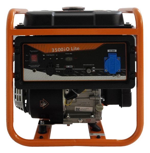 Бензиновый инверторный генератор Lifan 3500IO Lite 4-х тактный фото