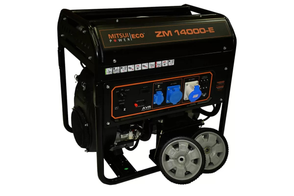Бензиновый генератор Mitsui ZM 14000 E для гаража фото