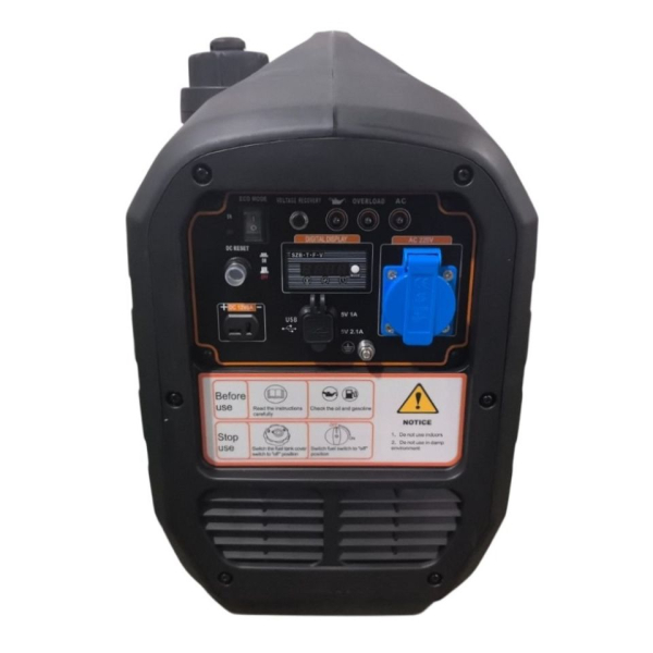 Бензиновый инверторный генератор Zammer S2300iS для гаража фото