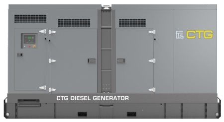 Дизельный генератор CTG 550P в кожухе с АВР (альтернатор Leroy Somer) фото