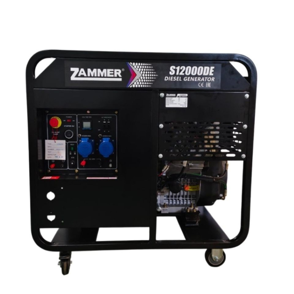 Дизельный генератор Zammer S12000DE S12000DE портативный фото