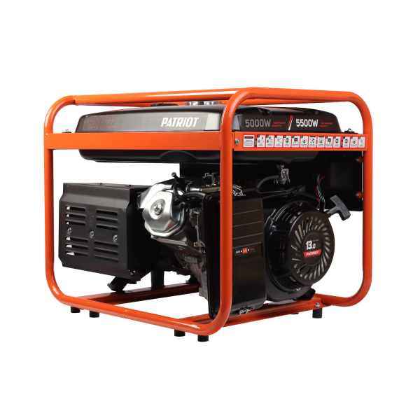 Бензиновый генератор PATRIOT SRGE 6500 E для гаража фото