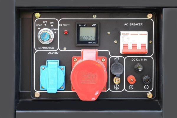 Дизельный генератор ТСС SDG 8000EH3A в кожухе МК-2.1 034170 4-х тактный фото