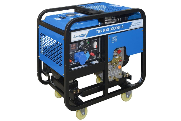 Дизельный генератор ТСС SDG 8000EHA 100050 4-х тактный фото