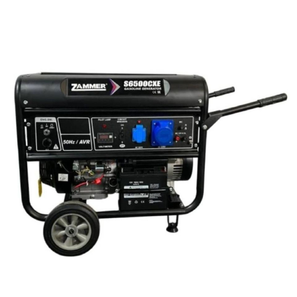 Бензиновый генератор Zammer S6500CXE для газового котла фото