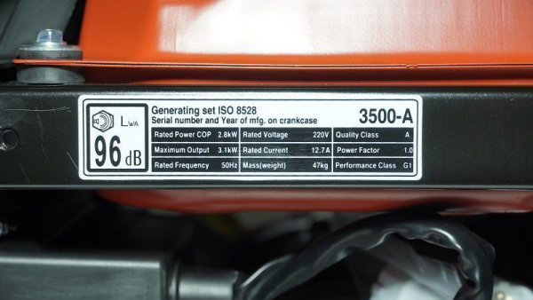 Бензиновый генератор Loncin LC3500-AS синхронный фото