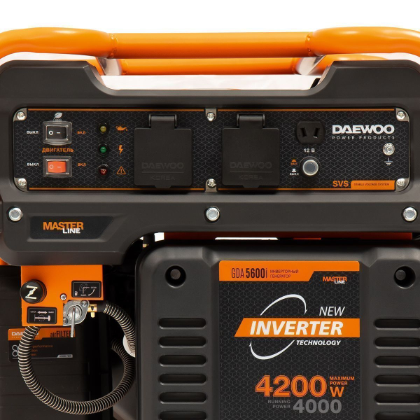 Бензиновый инверторный генератор DAEWOO GDA 5600i фото