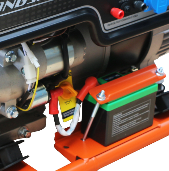 Бензиновый генератор Zongshen PB 5000 E для гаража фото