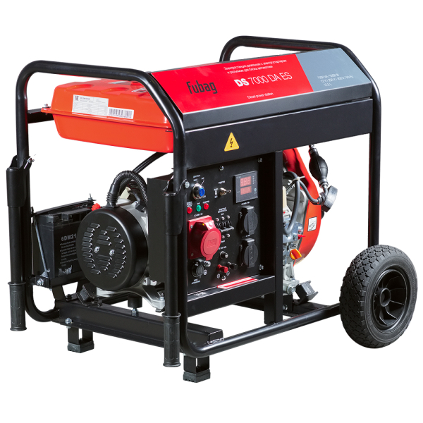 Дизельный генератор Fubag DS 7000 DA ES 641695 на колесах фото