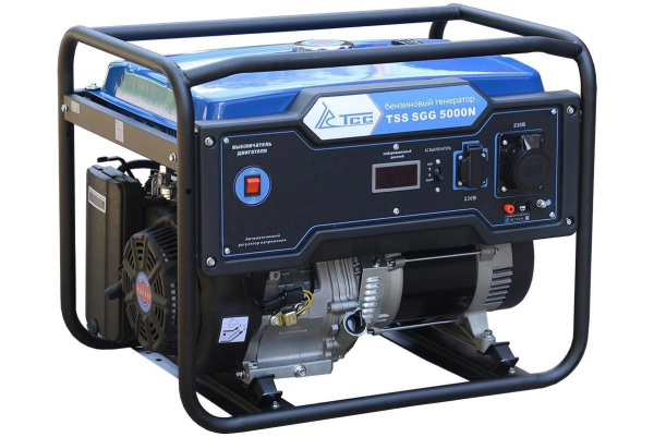 Бензиновый генератор ТСС SGG 5000N синхронный фото