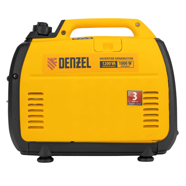Бензиновый инверторный генератор DENZEL GT-1200iS передвижной фото