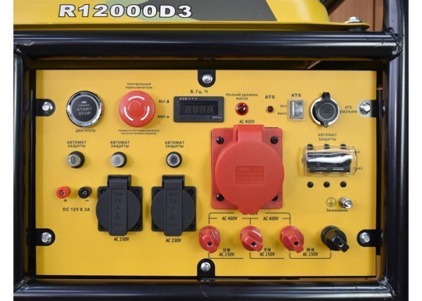 Бензиновый генератор RATO R12000DA-T э/c + подготовка к автозапуску 4-х тактный фото