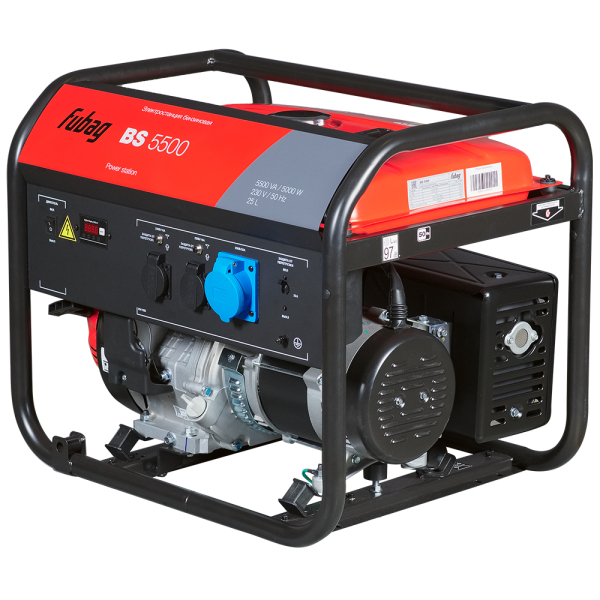 Бензиновый генератор Fubag BS 5500 641689 для гаража фото