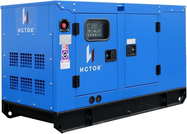 Дизельный генератор Исток АД20С-Т400-РПМ15 в кожухе с АВР  стационарный фото