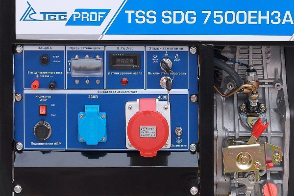 Дизельный генератор ТСС SDG 7500EH3A 100027 4-х тактный фото