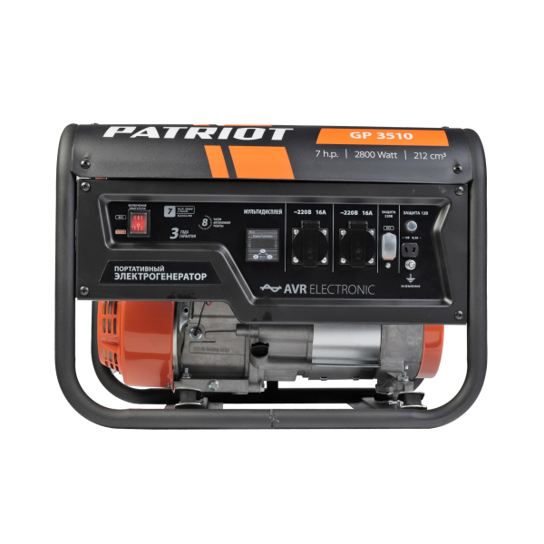 Бензиновый генератор PATRIOT GP 3510 4-х тактный фото