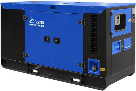 Дизельный генератор ТСС АД-24С-Т400 в шумозащитном кожухе с АВР Дизельный генератор ТСС АД-24С-Т400 в шумозащитном кожухе с АВР фото