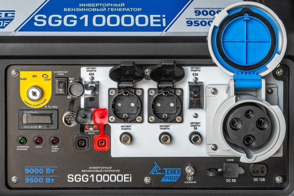 Бензиновый инверторный генератор ТСС SGG 10000Ei синхронный фото
