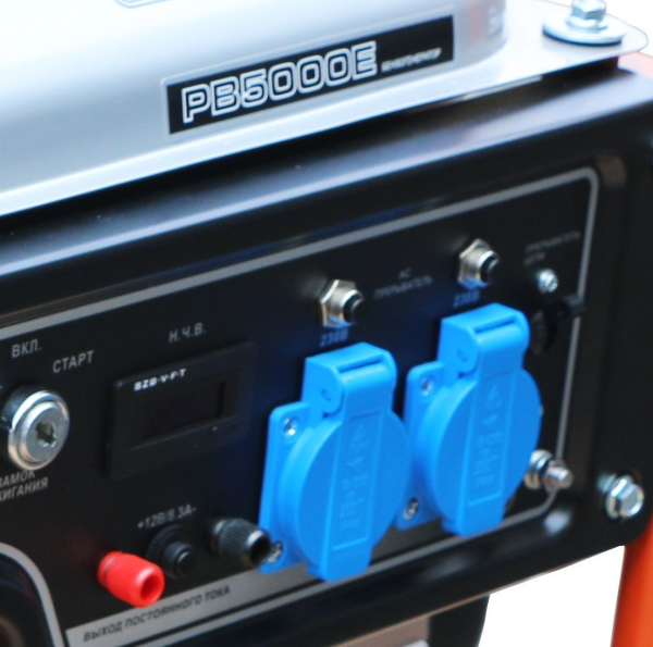 Бензиновый генератор Zongshen PB 5000 E 4-х тактный фото