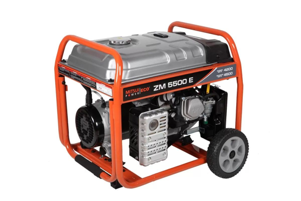 Бензиновый генератор Mitsui ZM 5500 E синхронный фото