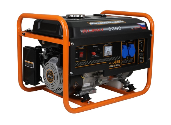 Бензиновый генератор Lifan 2.8 GF-6 (LF3000) синхронный фото