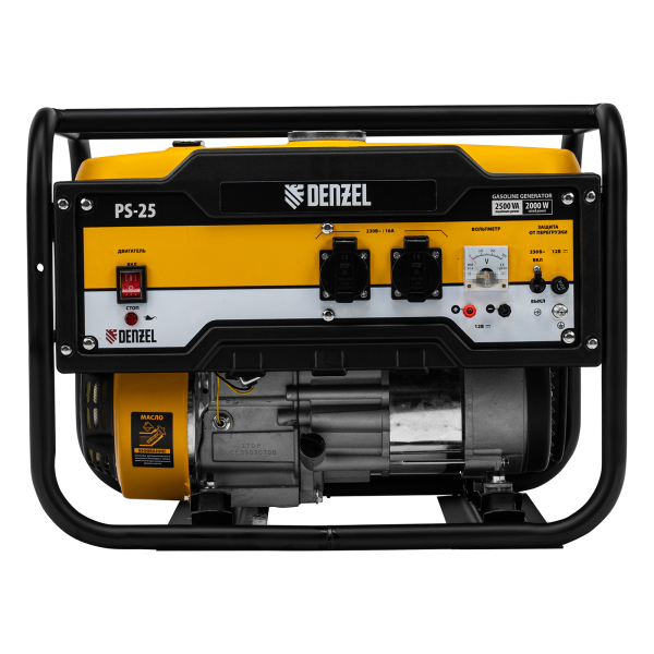 Бензиновый генератор DENZEL PS 25 для гаража фото