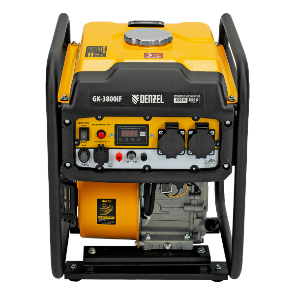 Бензиновый инверторный генератор DENZEL GK-3800iF для гаража фото