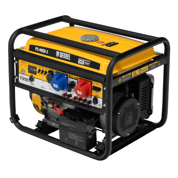 Бензиновый генератор DENZEL PS 90 ED-3 портативный фото