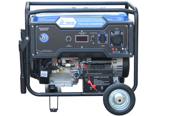 Бензиновый генератор ТСС SGG 5000EHNA для гаража фото
