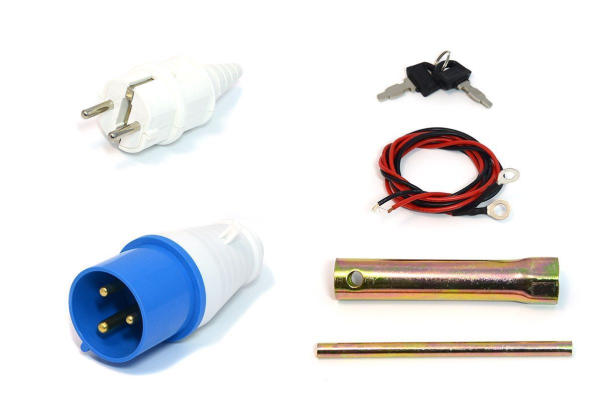 Бензиновый генератор ТСС SGG 7000EA в кожухе МК-1.1 4-х тактный фото