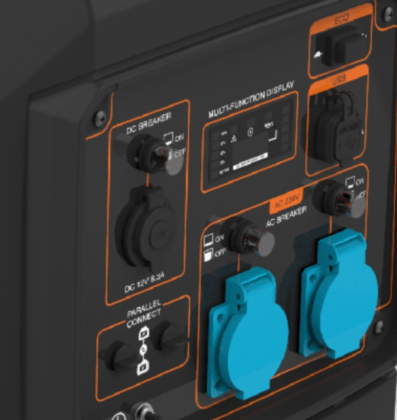 Бензиновый инверторный генератор Zongshen BQH 3500 E 4-х тактный фото