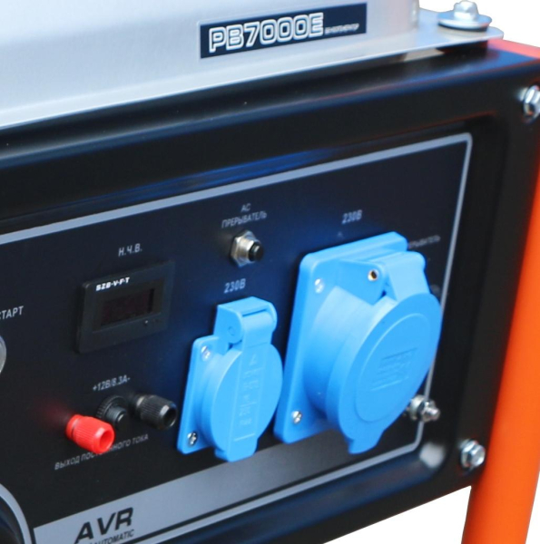 Бензиновый генератор Zongshen PB 7000 E для гаража фото