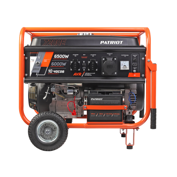 Бензиновый генератор PATRIOT SRGE 7200 E для гаража фото