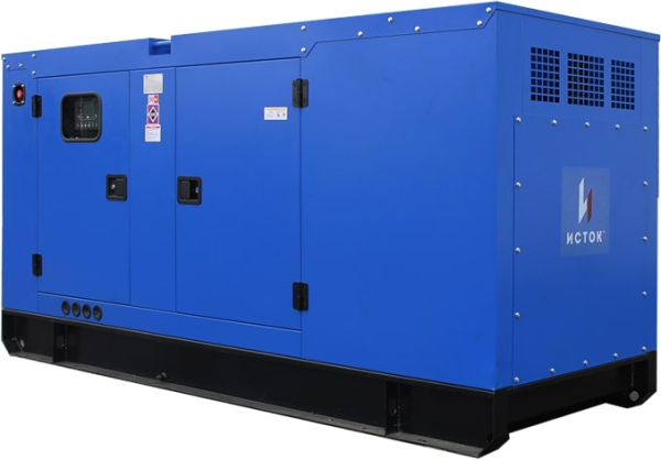 Дизельный генератор Исток АД120С-Т400-РПМ35 в кожухе с АВР  4-х тактный фото